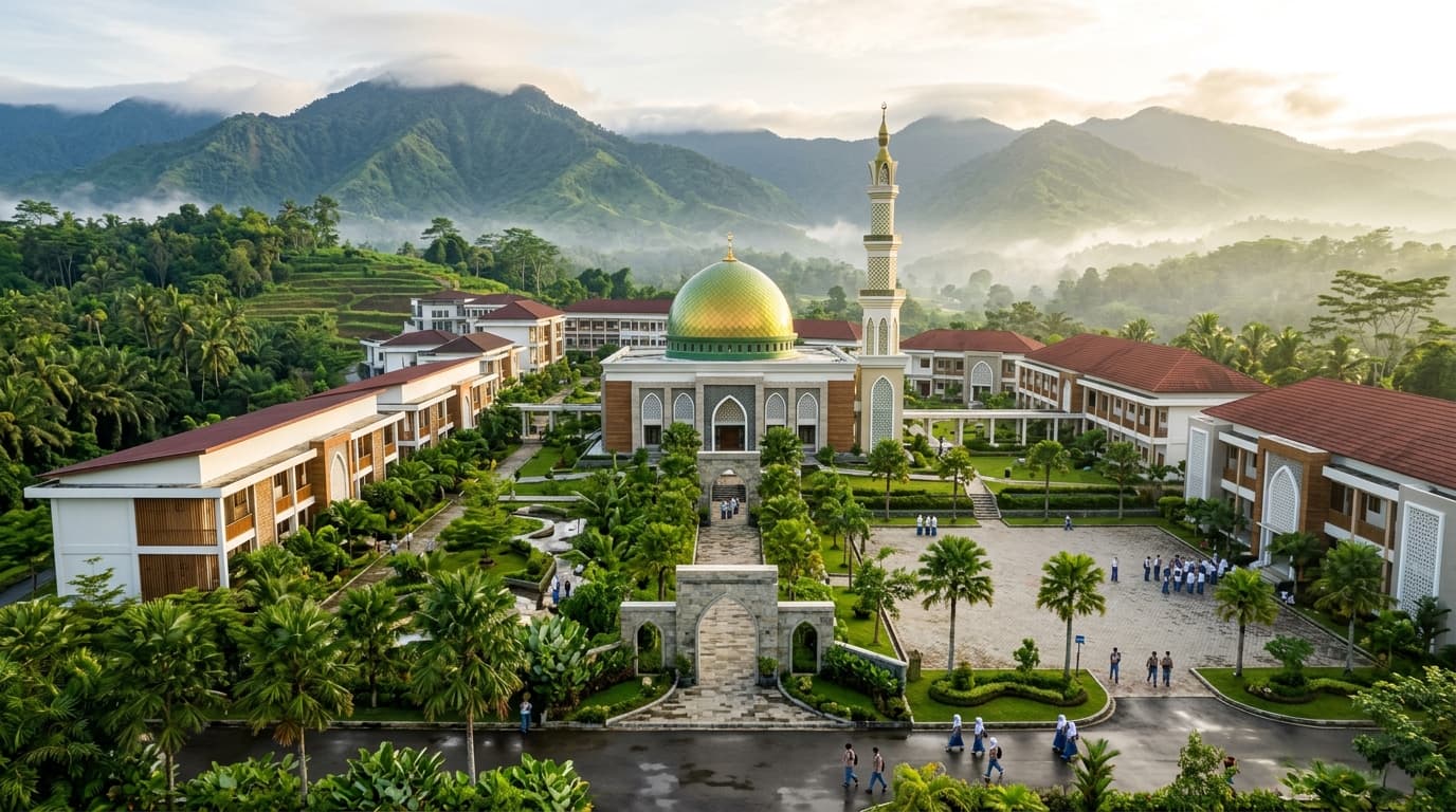 Kampus Asri Pesantren Modern Darul Mursyid Simataniari Tapanuli Selatan